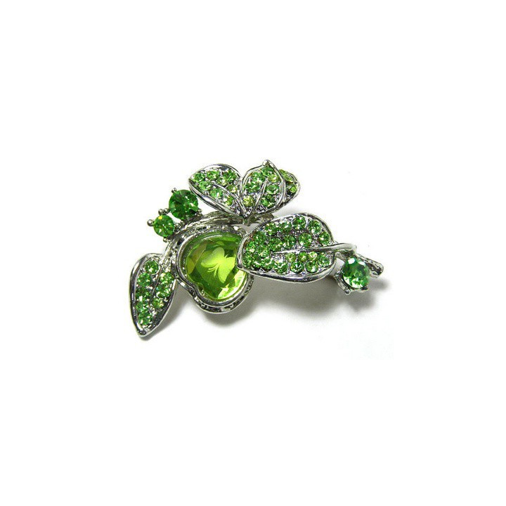 Kleiderbrosche mit Strass Kristallen