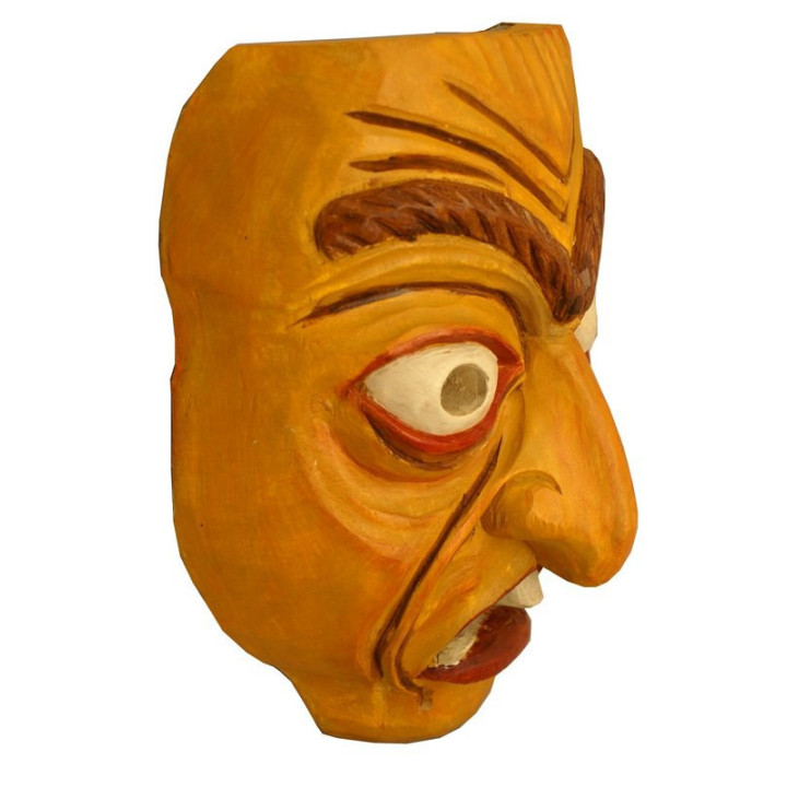M02 Tiermaske / Perchtenmaske aus Holz
