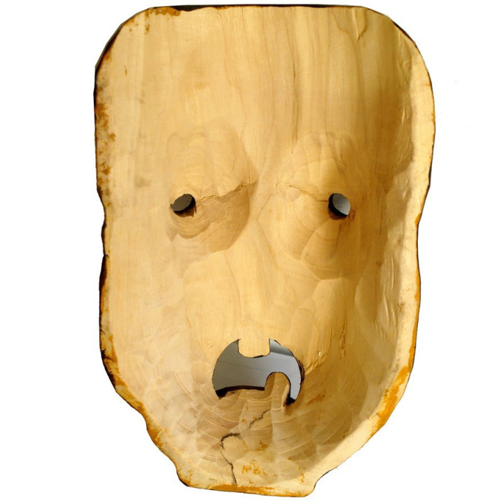 M02 Tiermaske / Perchtenmaske aus Holz