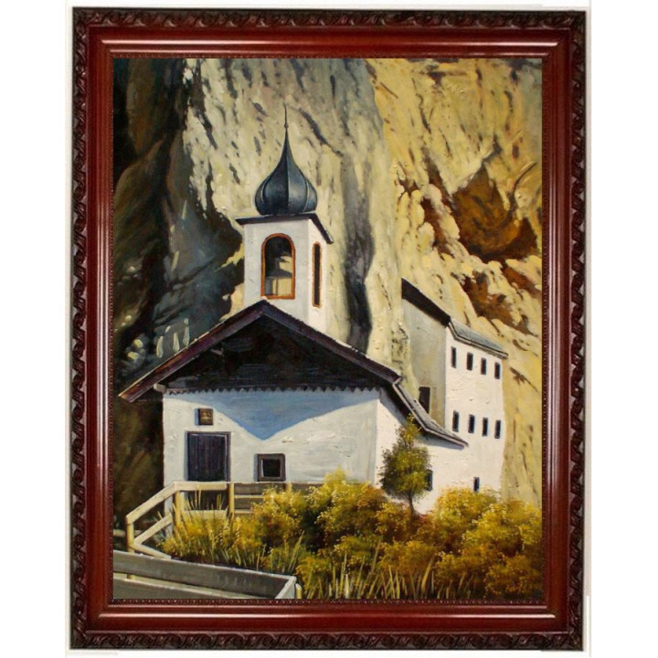 Einsiedelei am Palfen in Saalfelden HANDGEMALT 50x60cm 