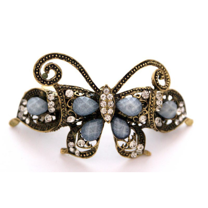 Haarspange mit Strass Kristallen