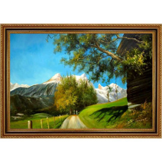 Ölgemälde - alte Ansicht  v. SALZBURG - Stadttheater mit alten Autos -UNIKAT auf ÖL