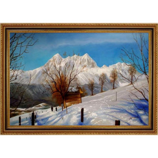 Ölgemälde - alte Ansicht  v. SALZBURG - Stadttheater mit alten Autos -UNIKAT auf ÖL