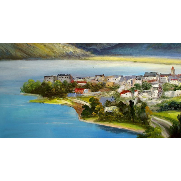 Zell-am-See_50x70cm- handgemaltes Ölbild