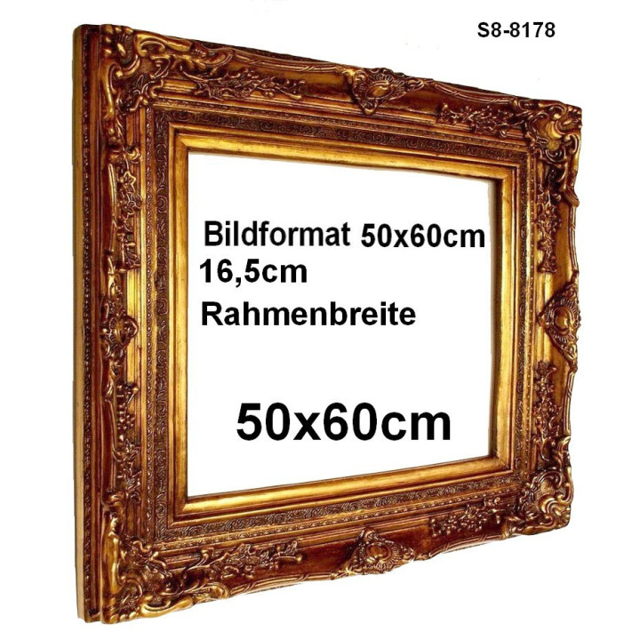 Bilderrahmen / Prunkrahmen für Ölgemälde - S8-8178
