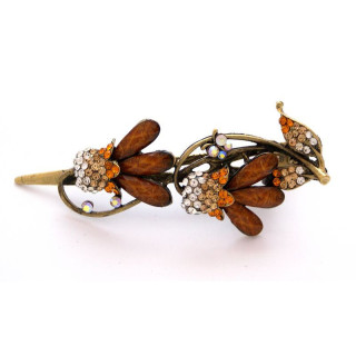 Haarklammer mit Strass Kristallen