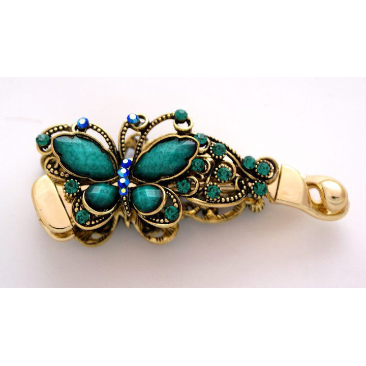 Haarklammer mit Strass Kristallen