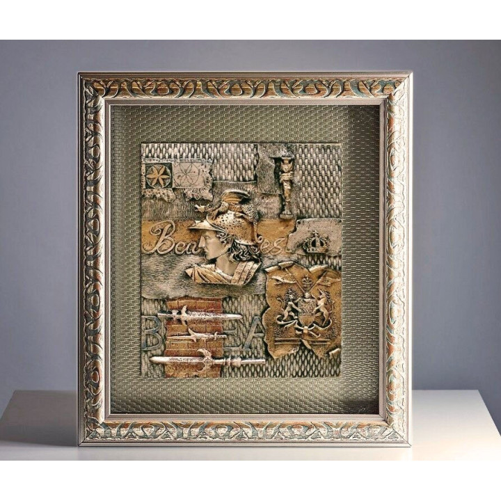 Reliefbild - Gladiator aus dem alten Rom