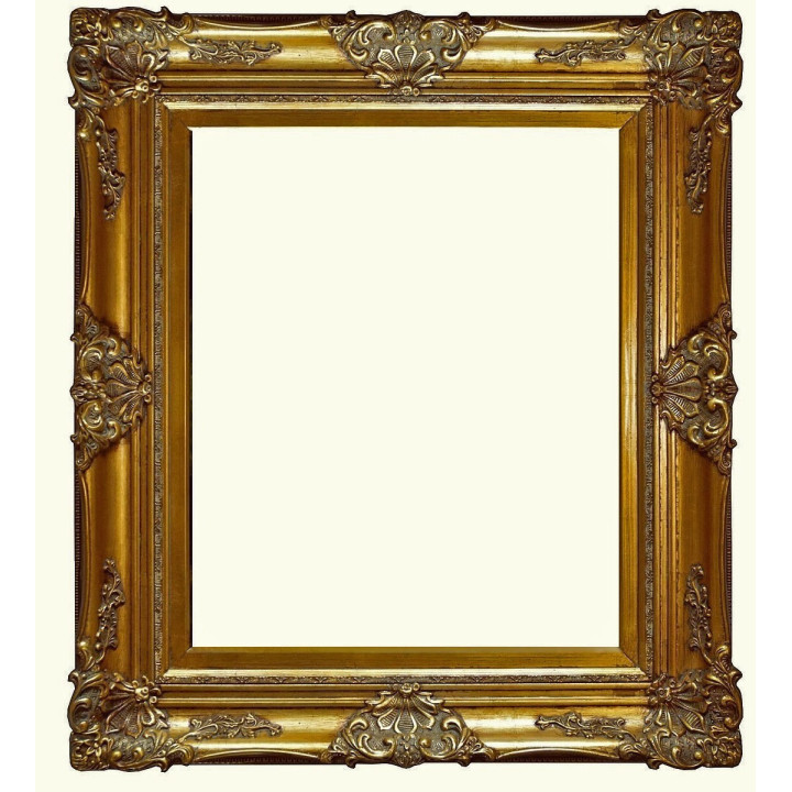 Barockrahmen S25 - 50x60cm / Prunkrahmen für Ölgemälde