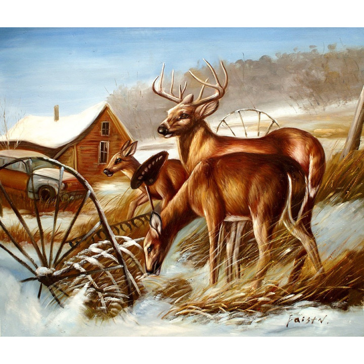 Jagdgemälde - Ölgemälde