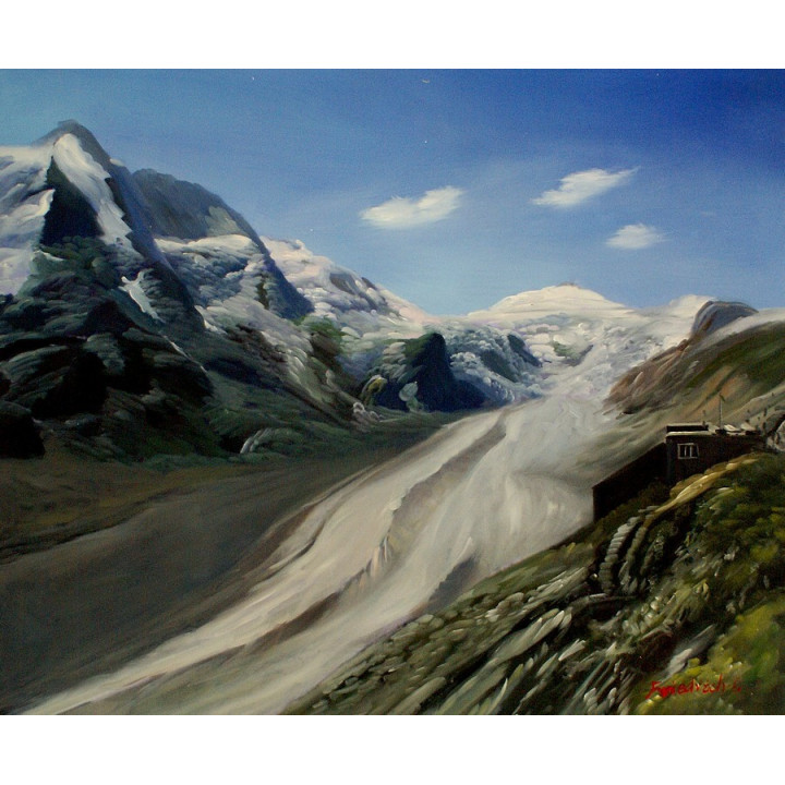 Pasterze am Großglockner  - Ölgemälde