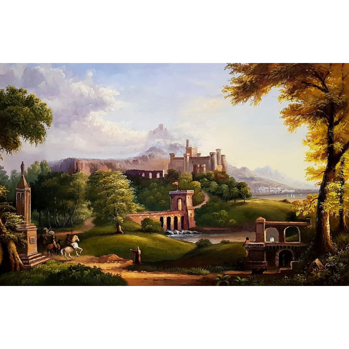 Thomas cole 50x80cm - der Aufbruch v. Thomas cole