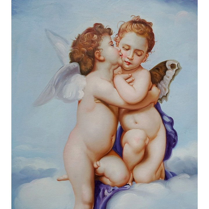 Der erste Kuss - Ölgemälde WB-55117