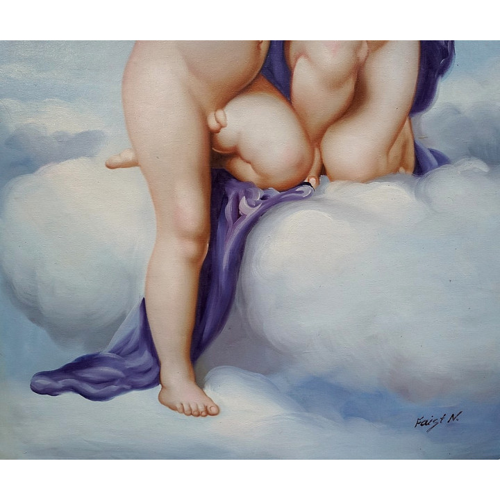 Der erste Kuss - Ölgemälde WB-55117