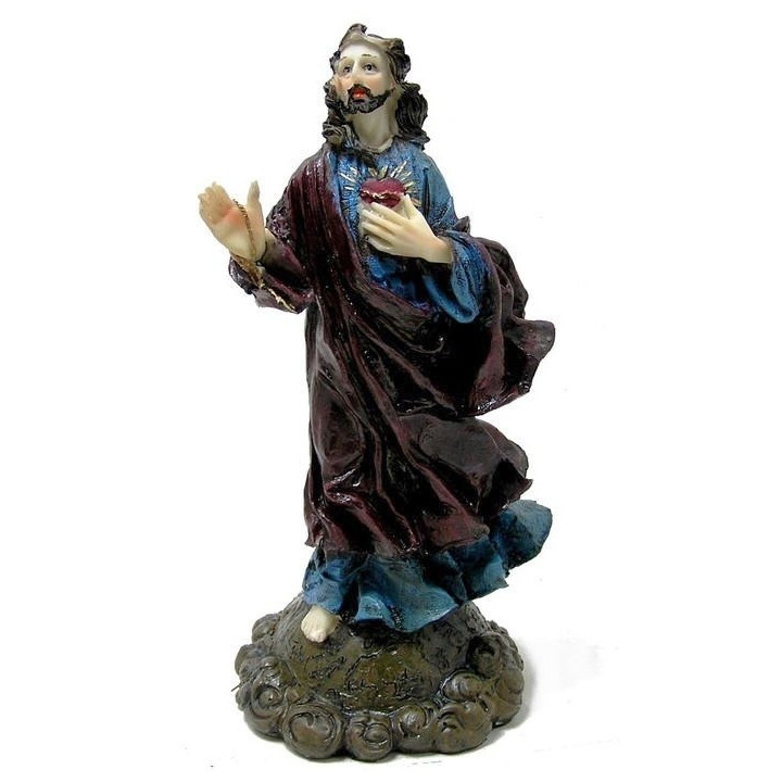 Herz Jesu Statue - Heiligenfigur 7117-10 - H 25cm