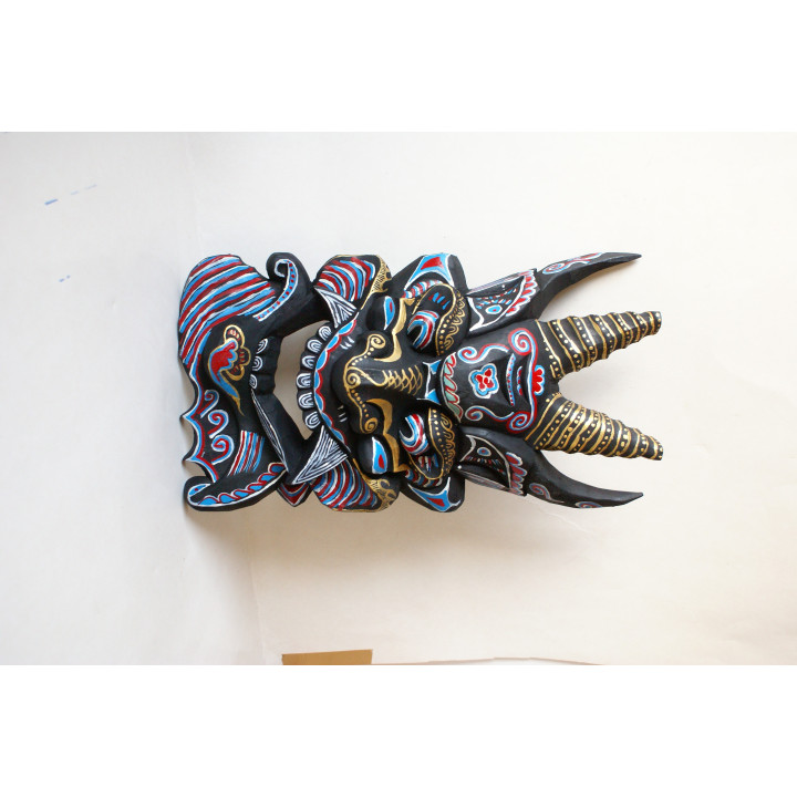 Sinotibetische Holzmaske M15