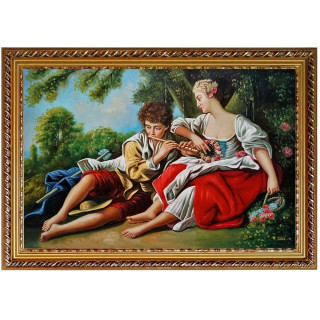 Liebespaar - handgemaltes Ölbild in 60x90cm -8-11