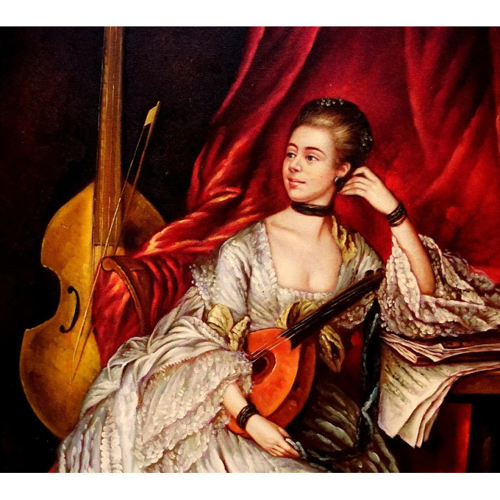 Thomas Gainsborough - Mary - handgemaltes Ölbild in 60x90cm