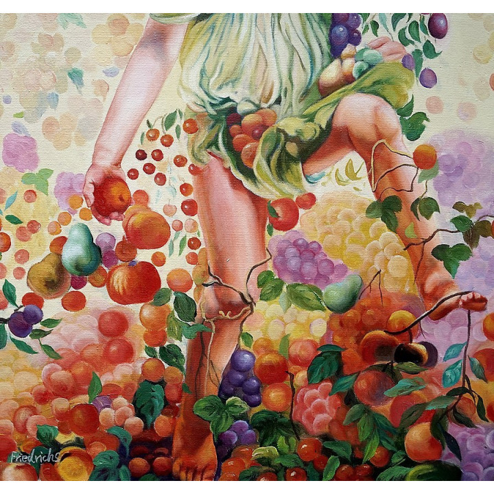 Leon_Frederic_Fall - handgemaltes Ölbild in 50x70cm