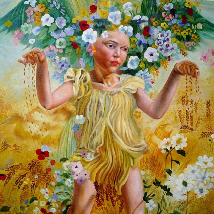 Leon_Frederic_Summer - handgemaltes Ölbild in 50x70cm