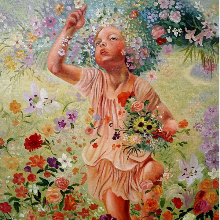 Leon_Frederic_Spring - handgemaltes Ölbild in 50x70cm