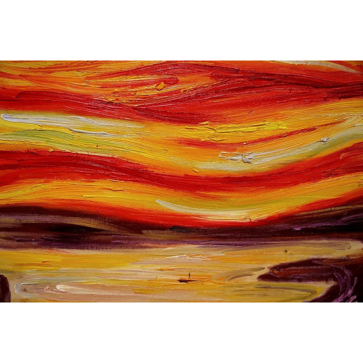 Ölgemälde  / Der Schrei Munch 50x60cm