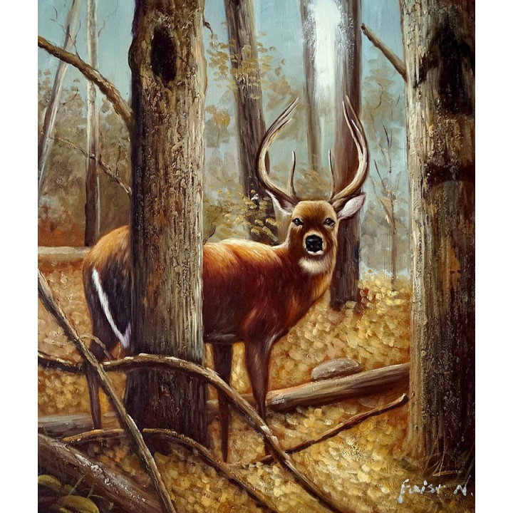 Jagdgemälde - Ölgemälde