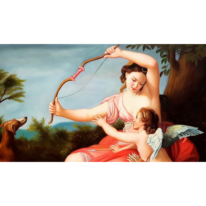 Amor - handgemaltes Ölbild in 60x90cm