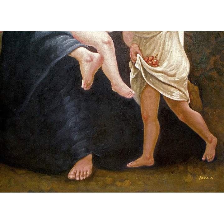 Hl-Familie - handgemaltes Ölbild in 60x90cm - 10_20