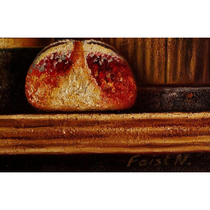 Stillleben - Ölgemälde-1_27_Weinfl - 50x60cm