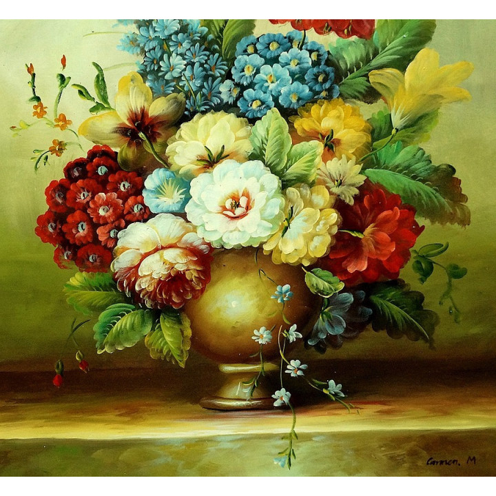 Blumen - Ölgemälde- Blumen_1-36 - 50x60cm