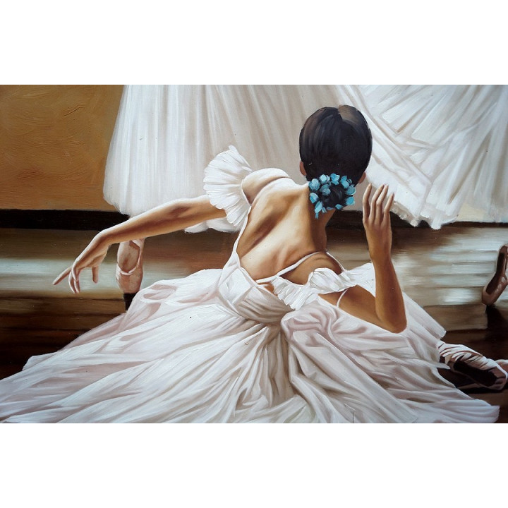 Ballerina-11-79 - handgemaltes Ölbild in 60x90cm