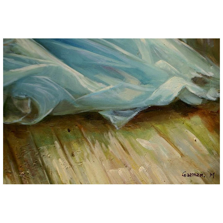 Ballerina - handgemaltes Ölbild in 60x90cm -11-21