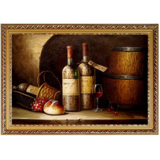 Stillleben - Ölgemälde Flaschen32 - 60x90cm