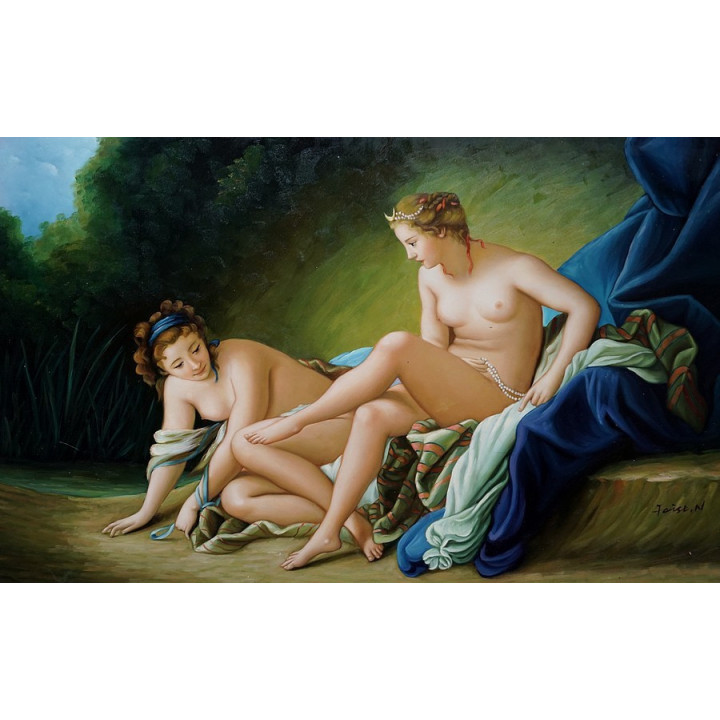 Liebespaar - handgemaltes Ölbild in 60x90cm -8-11