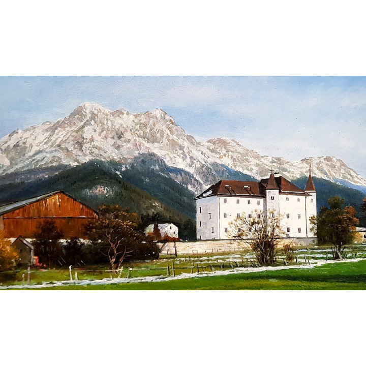 Schloss Dorfheim Saalfelden - Ölgemälde