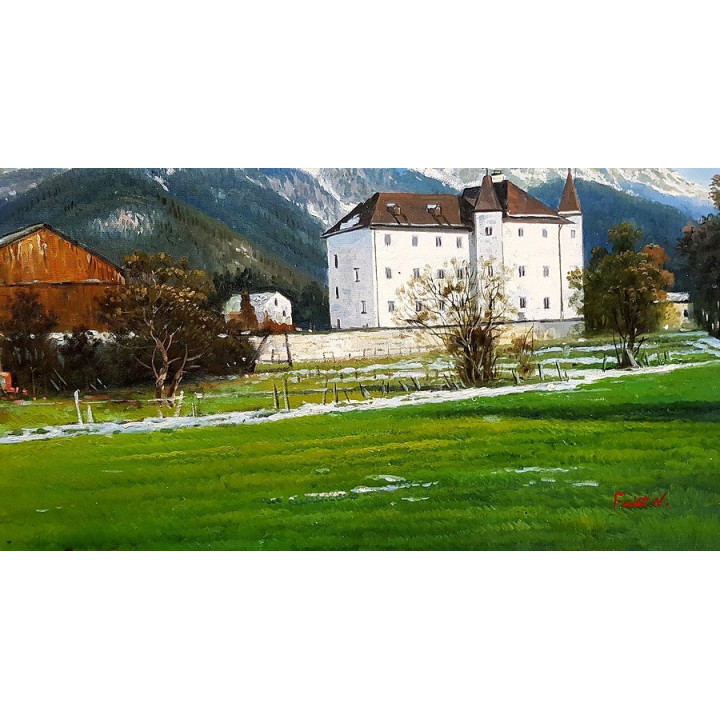 Schloss Dorfheim Saalfelden - Ölgemälde