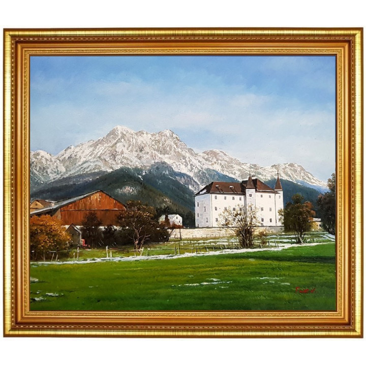 Schloss Dorfheim Saalfelden - Ölgemälde