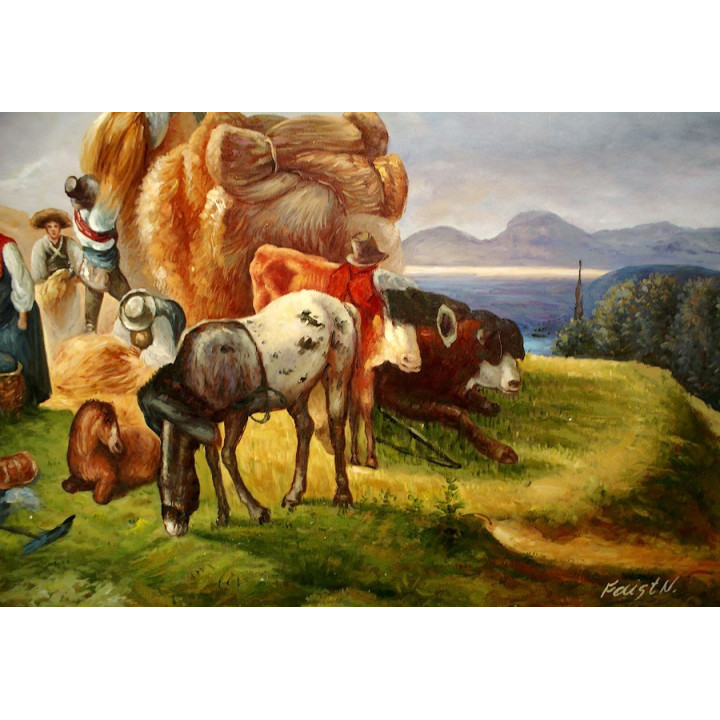 Liebespaar - handgemaltes Ölbild in 60x90cm -8-11