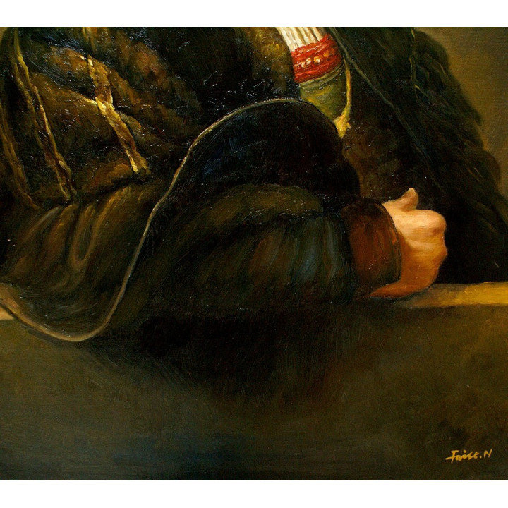 Liebespaar - handgemaltes Ölbild in 60x90cm -8-11