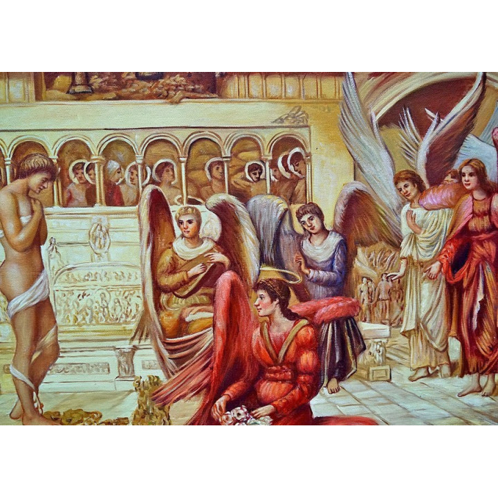 Liebespaar - handgemaltes Ölbild in 60x90cm -8-11