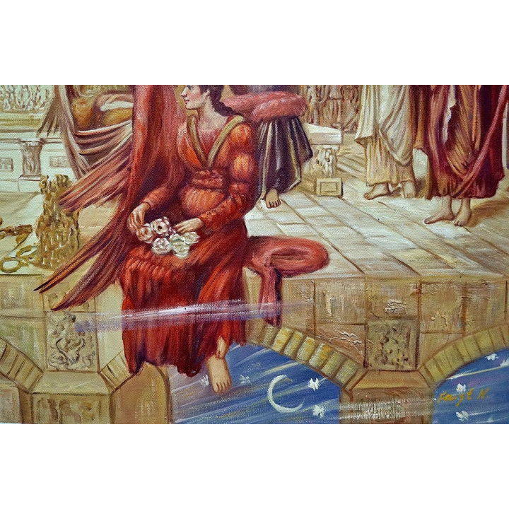 Liebespaar - handgemaltes Ölbild in 60x90cm -8-11