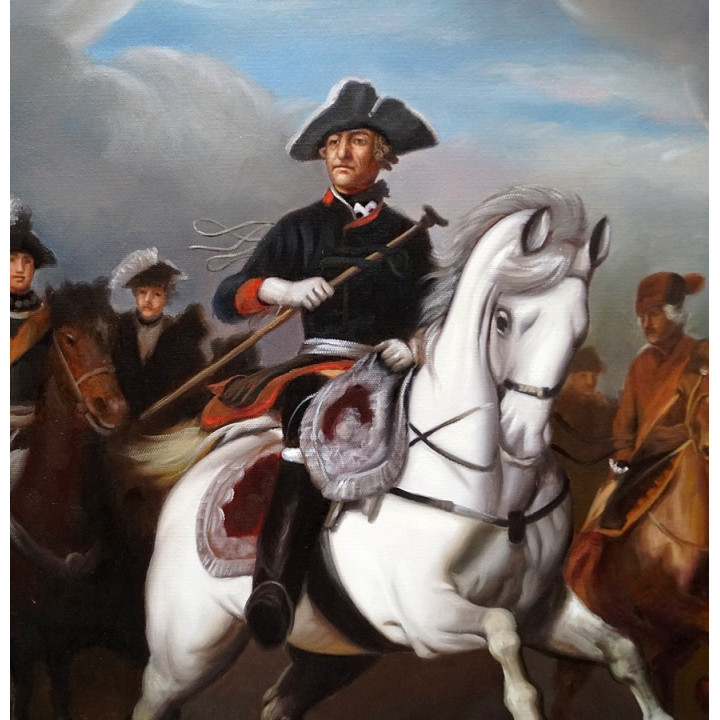 Faistauer Anton - Dame mit schwarzen Hut - handgemaltes Ölbild in 50x60cm