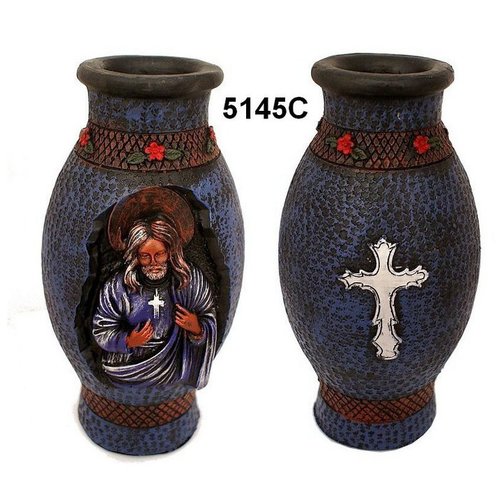 Vase mit Heiligenbildnis - Heilige Josef  5145C