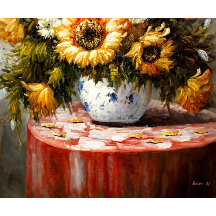 Blumengemälde - Ölgemälde 3118