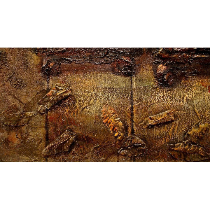 Abstrakt-kerze, handgemaltes Ölbild in  85x110cm