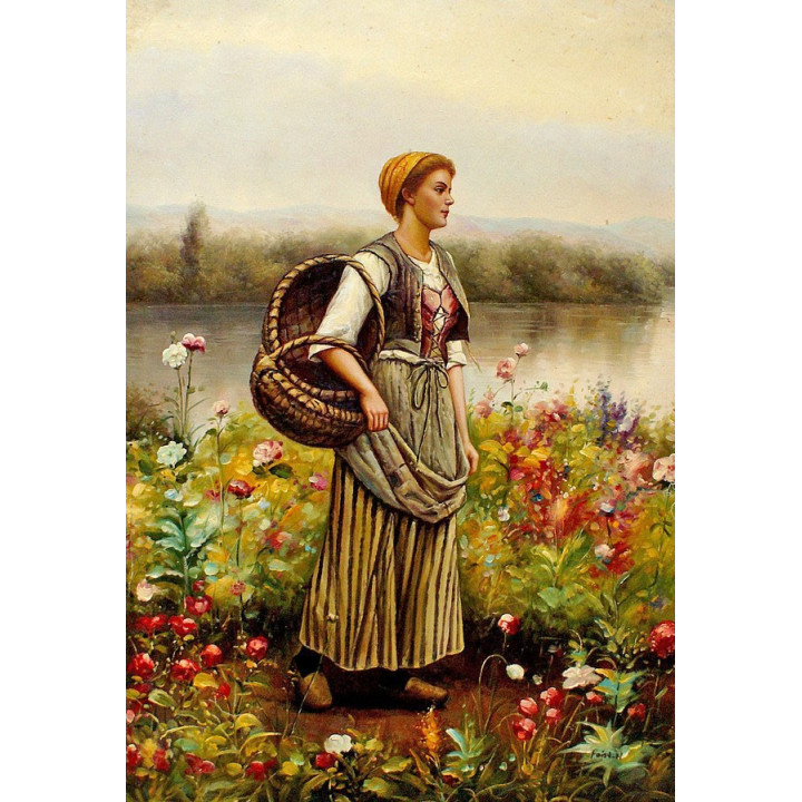 REMBRANDT VAN RIJN-Selbstbildnis-Ölbild in 60x90cm