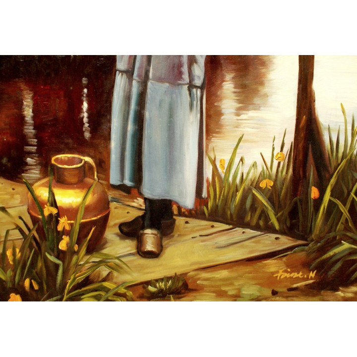 Knight Daniel Ridgway Maria on Terrace Ölbild 50x60cm