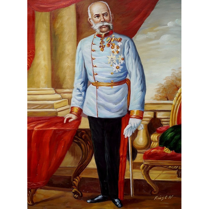 Johannes der Täufer, handgemaltes Ölbild in 50x70cm- v. Caravaggio