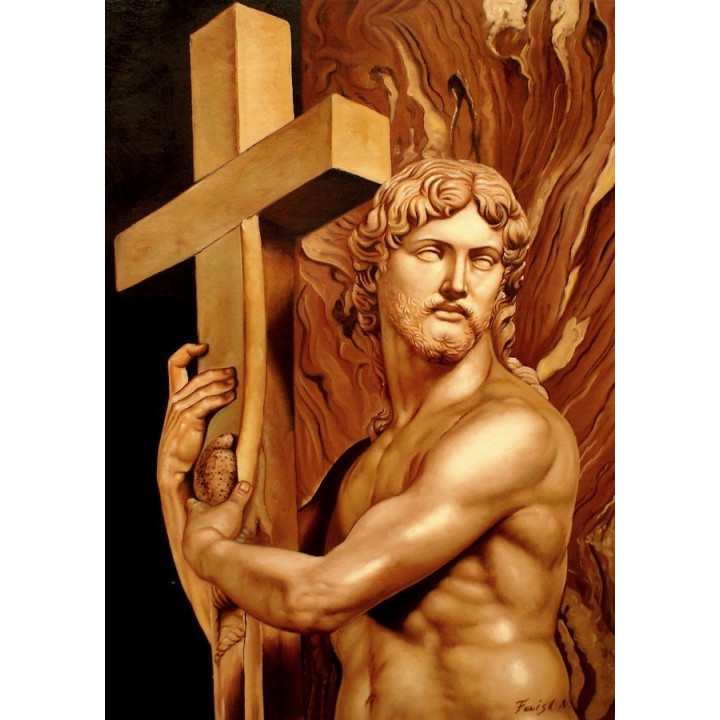 Herz Mariae, die Madonna des Himmels - Ölgemälde